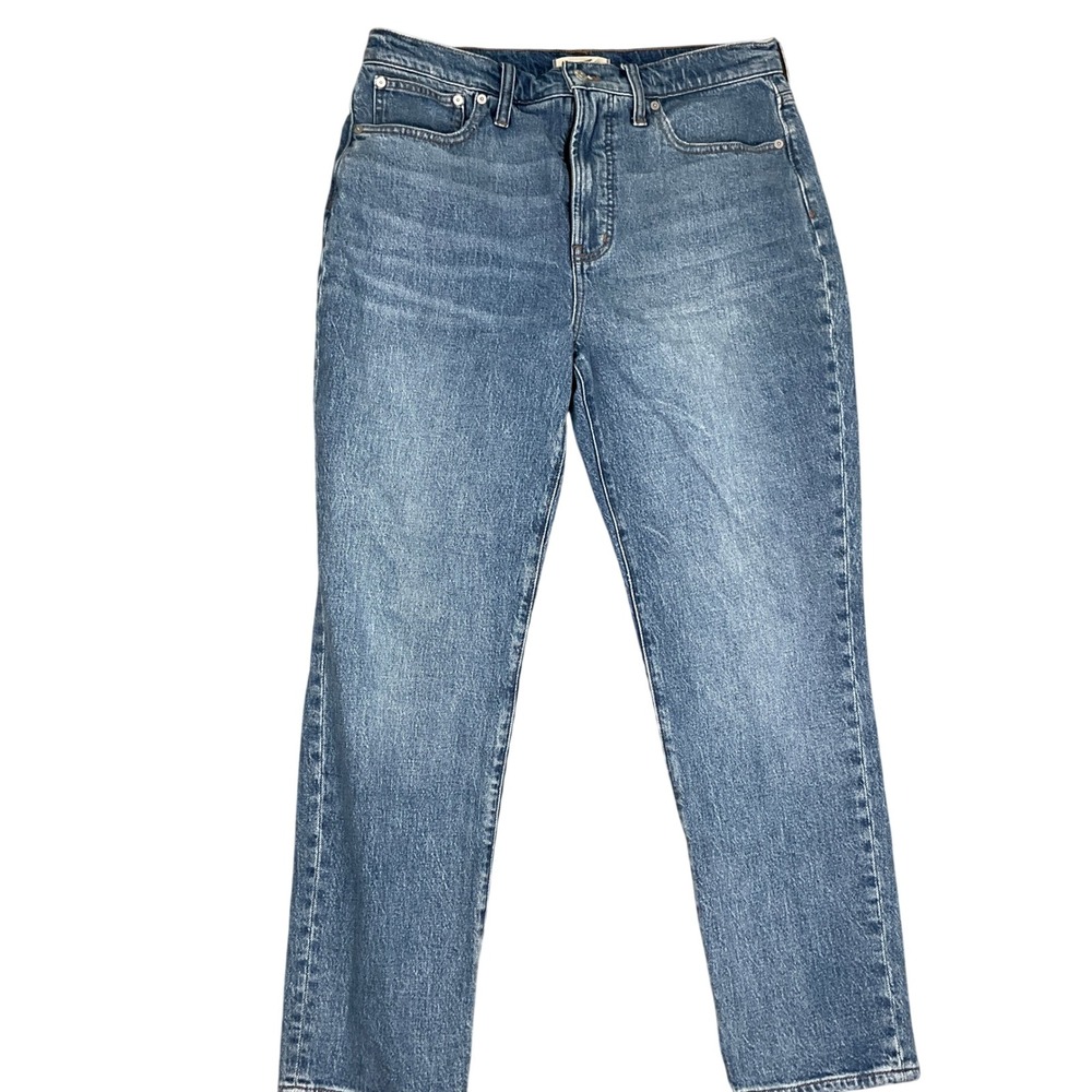 Madewell Perfect Vintage Jean Womens 30 Blue Mom Everyday High Rise Taper Denim